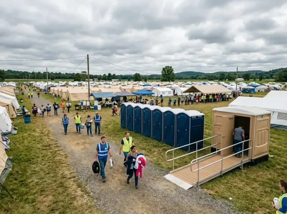 disaster-relief-camp-restrooms-010 — frequently asked questions, Dumpster & Portable Bathrooms Rental in Pinch, WV
